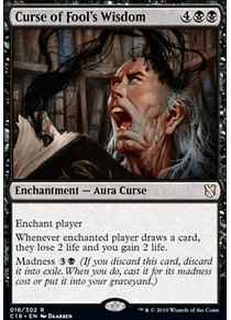 Curse of Fool's Wisdom - Commander 2019 (inglés)