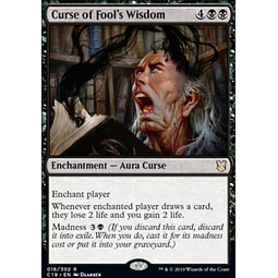 Curse of Fool's Wisdom - Commander 2019 (inglés)