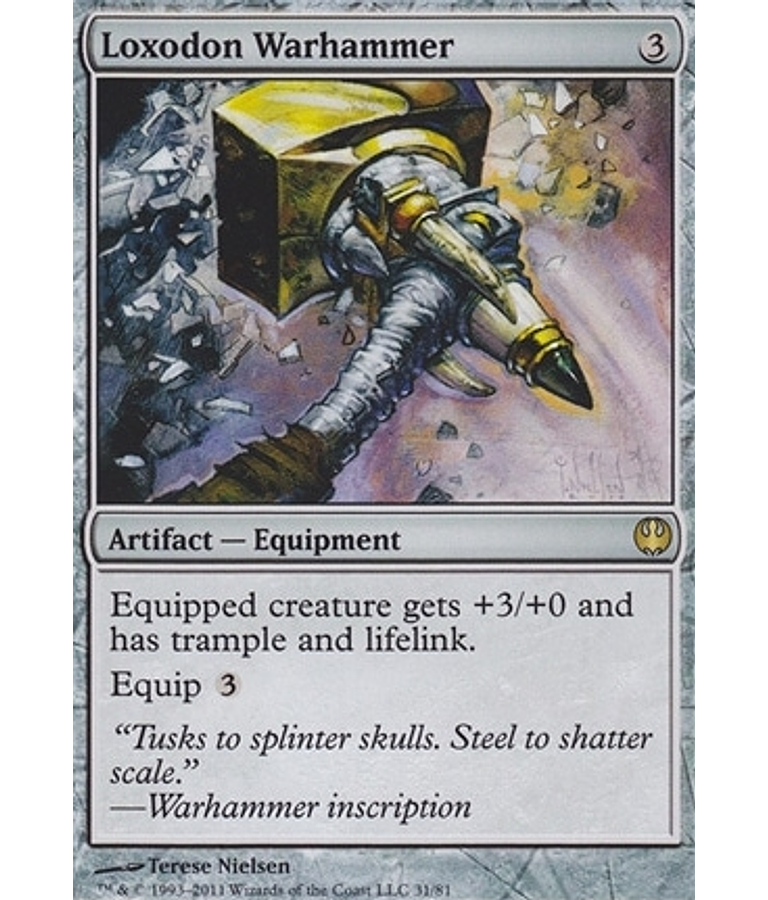 Loxodon Warhammer - Duel Decks: Knights Vs. Dragons (inglés)