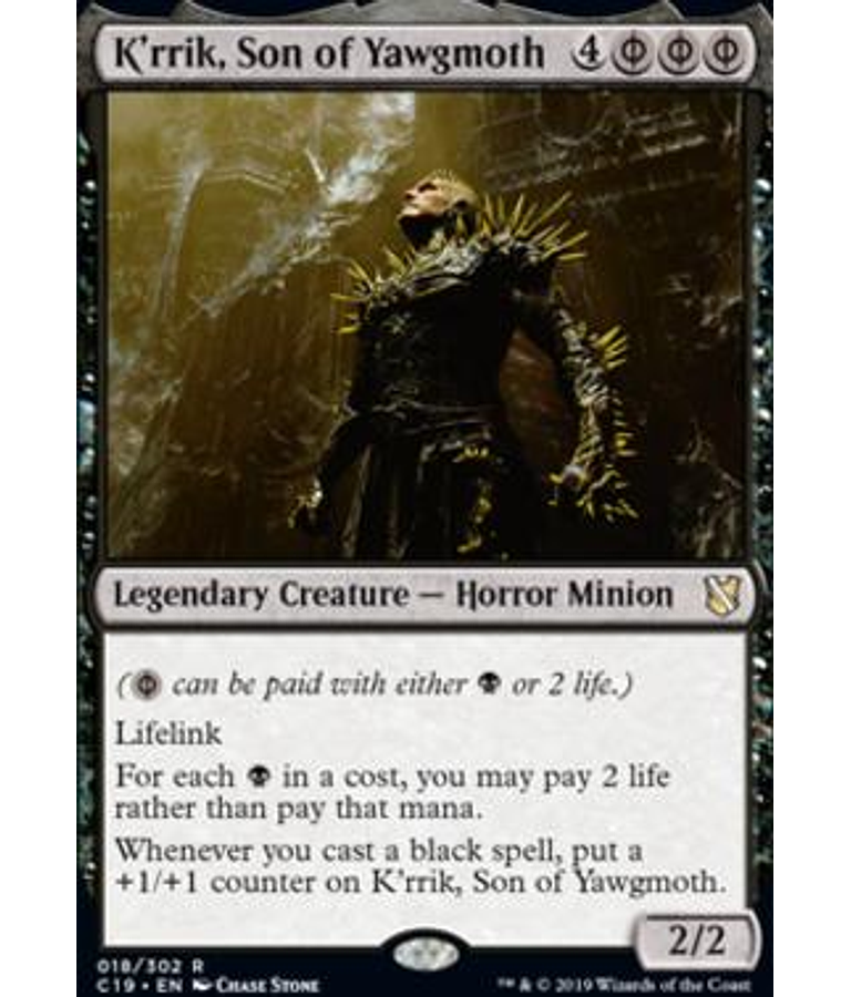 K'rrik, Son of Yawgmoth - Commander 2019 (inglés)