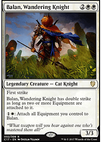 Balan, Wandering Knight - Commander 2017 (inglés)