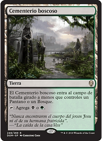 Woodland Cemetery (Prerelease Foil) - Promotional (español)