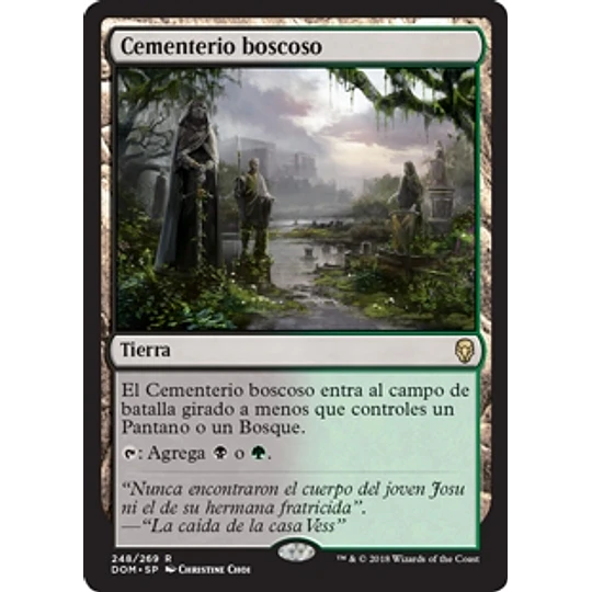 Woodland Cemetery (Prerelease Foil) - Promotional (español)