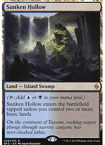 Sunken Hollow - Battle for Zendikar (inglés)