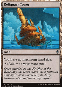 Reliquary Tower - Commander 2016 (español)
