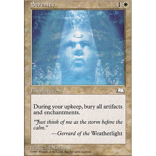 Serenity - Weatherlight (inglés)