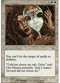 Ivory Mask - Mercadian Masques (español)