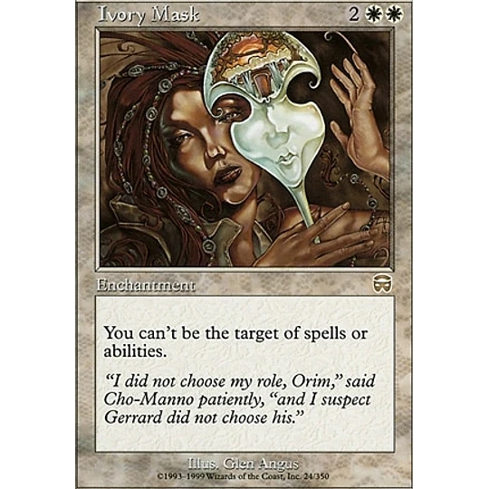 Ivory Mask - Mercadian Masques (español)