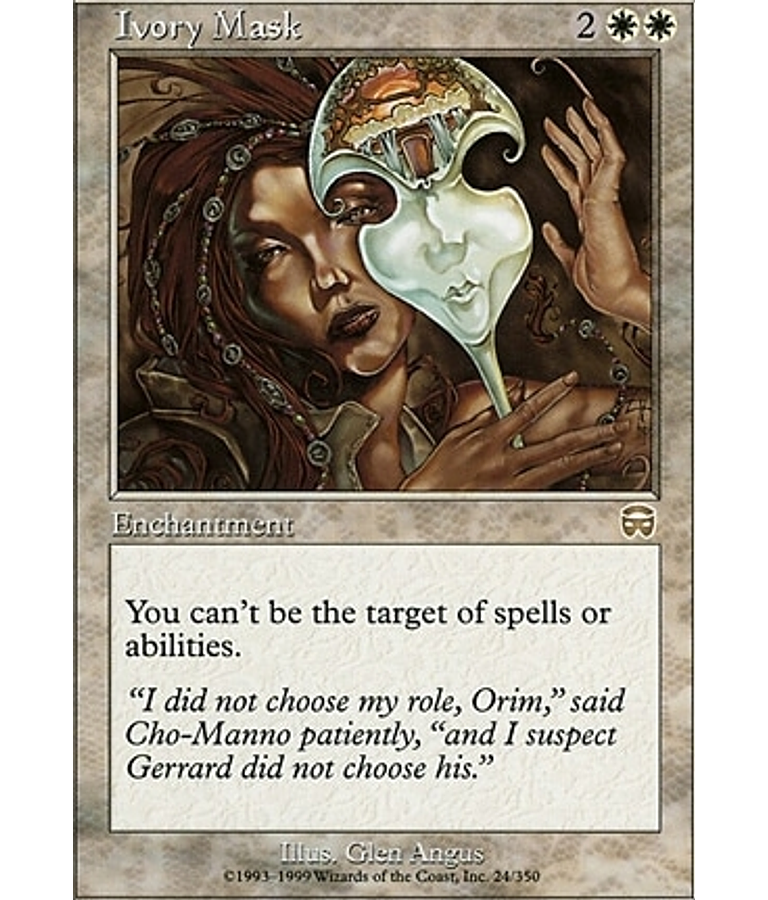 Ivory Mask - Mercadian Masques (español)