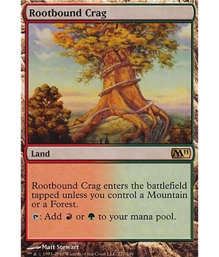 Rootbound Crag - 2011 Core Set (inglés)