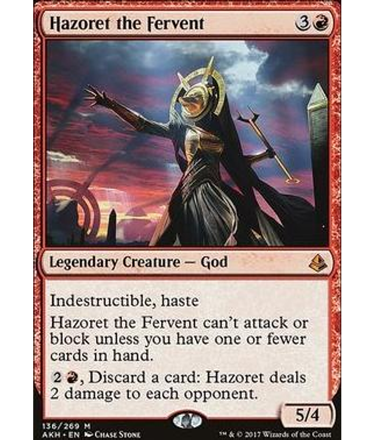 Hazoret the Fervent - Amonkhet (inglés)