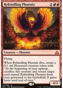 Rekindling Phoenix - Rivals of Ixalan (español)