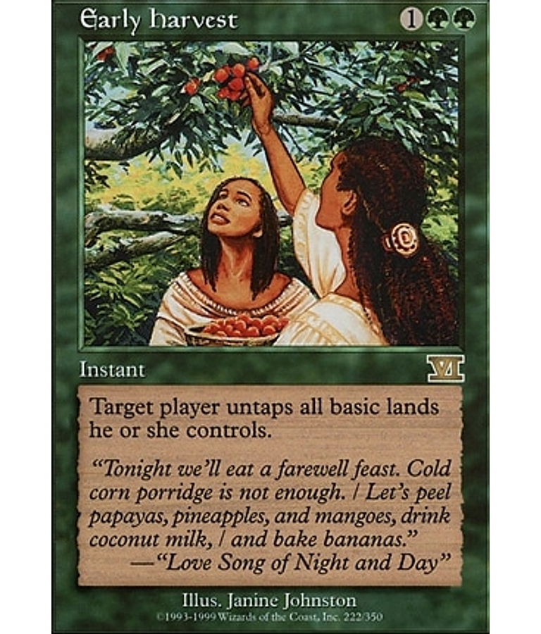 Early Harvest - 6th Edition (inglés)