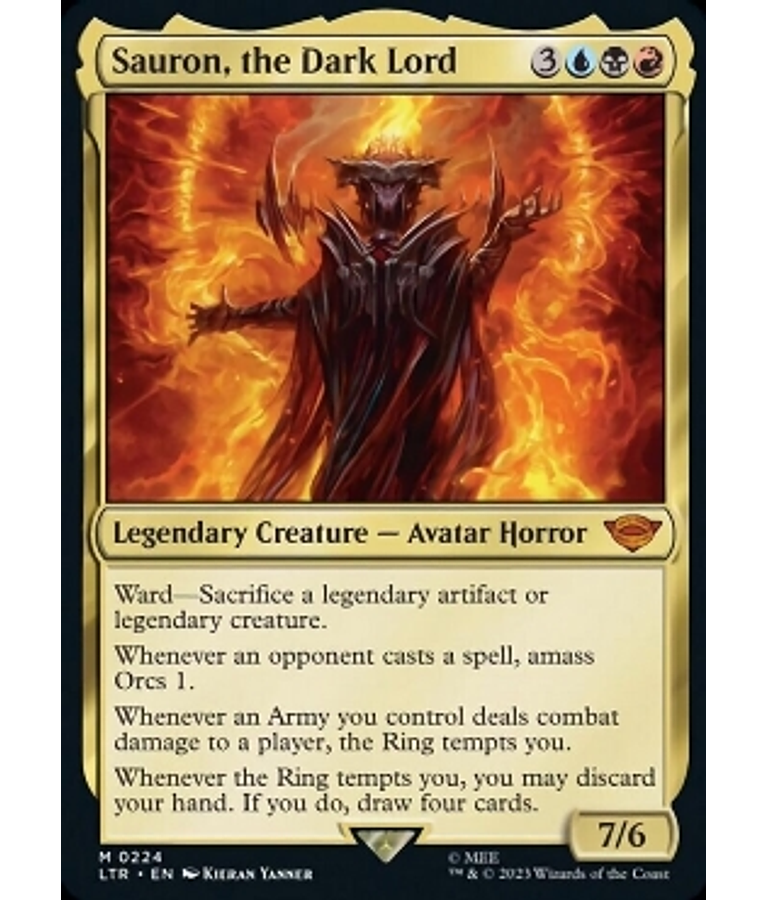 Sauron, the Dark Lord  - The Lord of the Rings: Tales of Middle-earth (inglés)