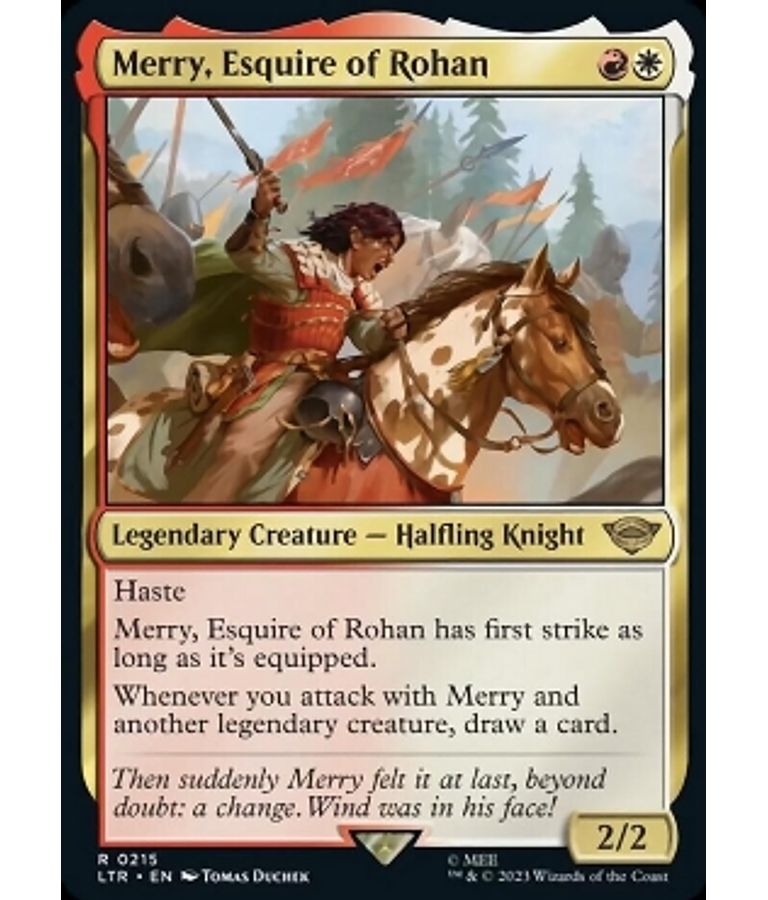 Merry, Esquire of Rohan - The Lord of the Rings: Tales of Middle-earth (inglés)