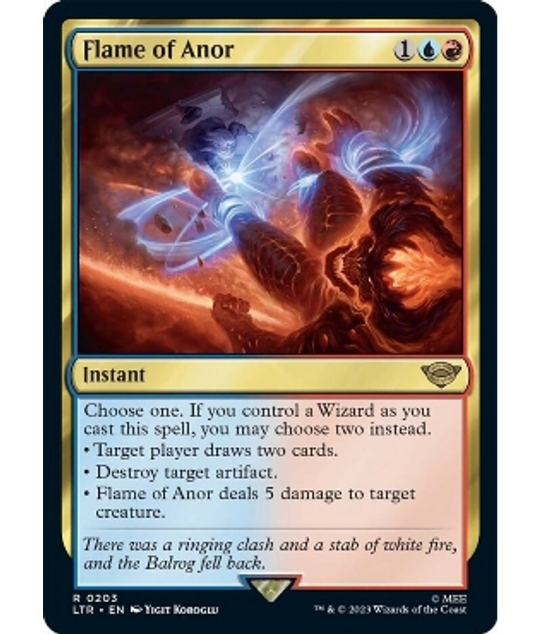 Flame of Anor - The Lord of the Rings: Tales of Middle-earth Foil (inglés)