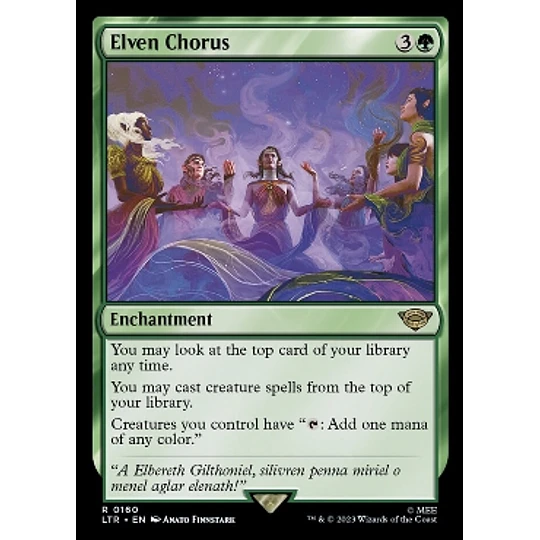 Elven Chorus - The Lord of the Rings: Tales of Middle-earth (inglés)