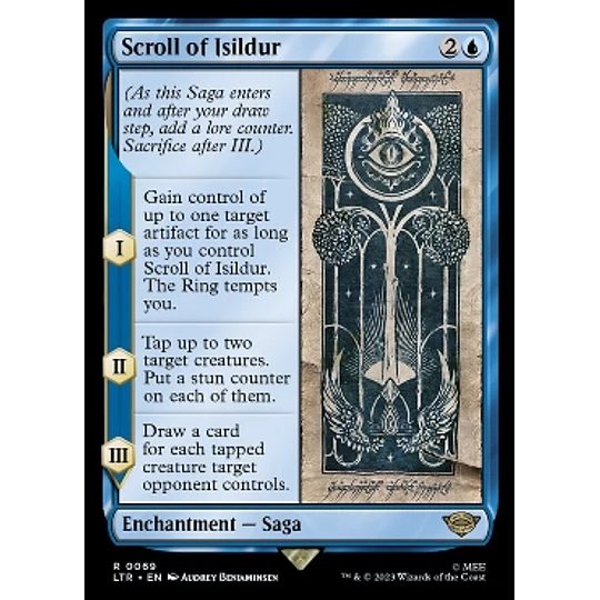 Scroll of Isildur - The Lord of the Rings: Tales of Middle-earth Foil (inglés)