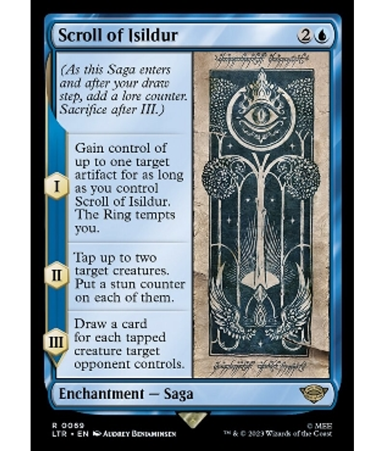 Scroll of Isildur - The Lord of the Rings: Tales of Middle-earth Foil (inglés)