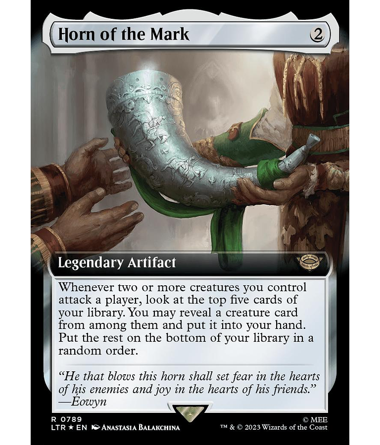Horn of the Mark (0789 - Extended Art Surge Foil) - The Lord of the Rings: Tales of Middle-earth Variants Foil (inglés)