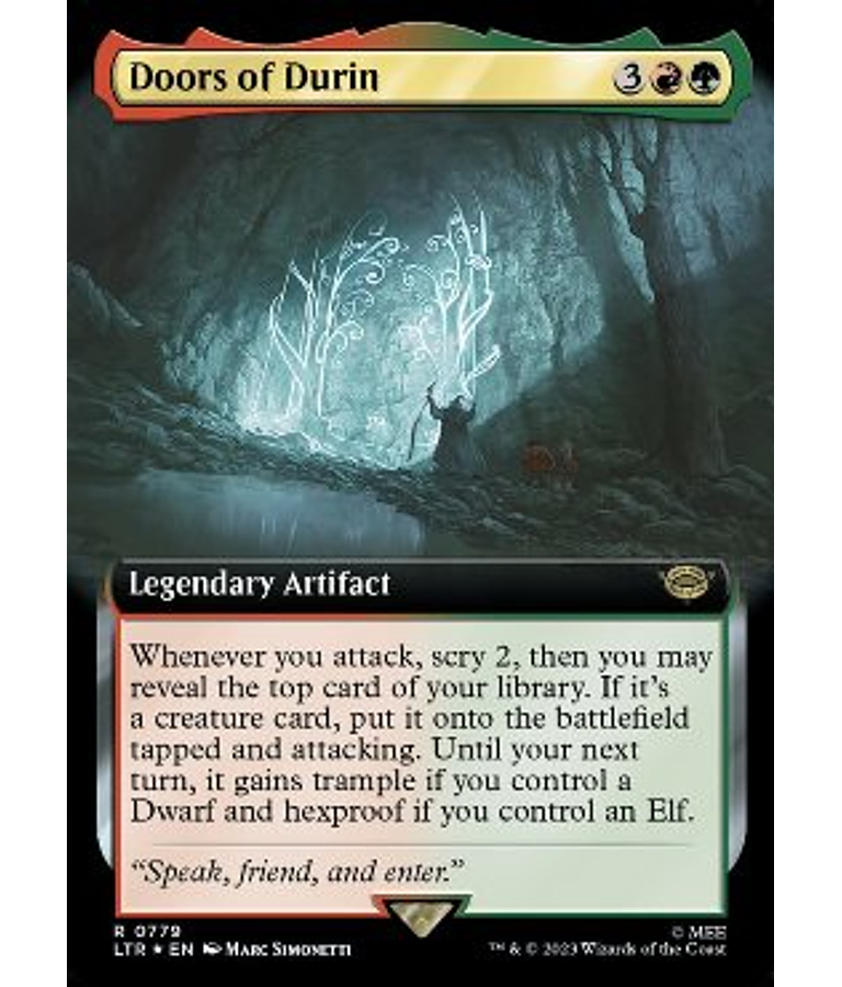 Doors of Durin (0779 - Extended Art Surge Foil) - The Lord of the Rings: Tales of Middle-earth Variants Foil (inglés)