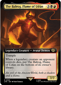 The Balrog, Flame of Udun (0395 - Extended Art) - The Lord of the Rings: Tales of Middle-earth Variants (inglés)