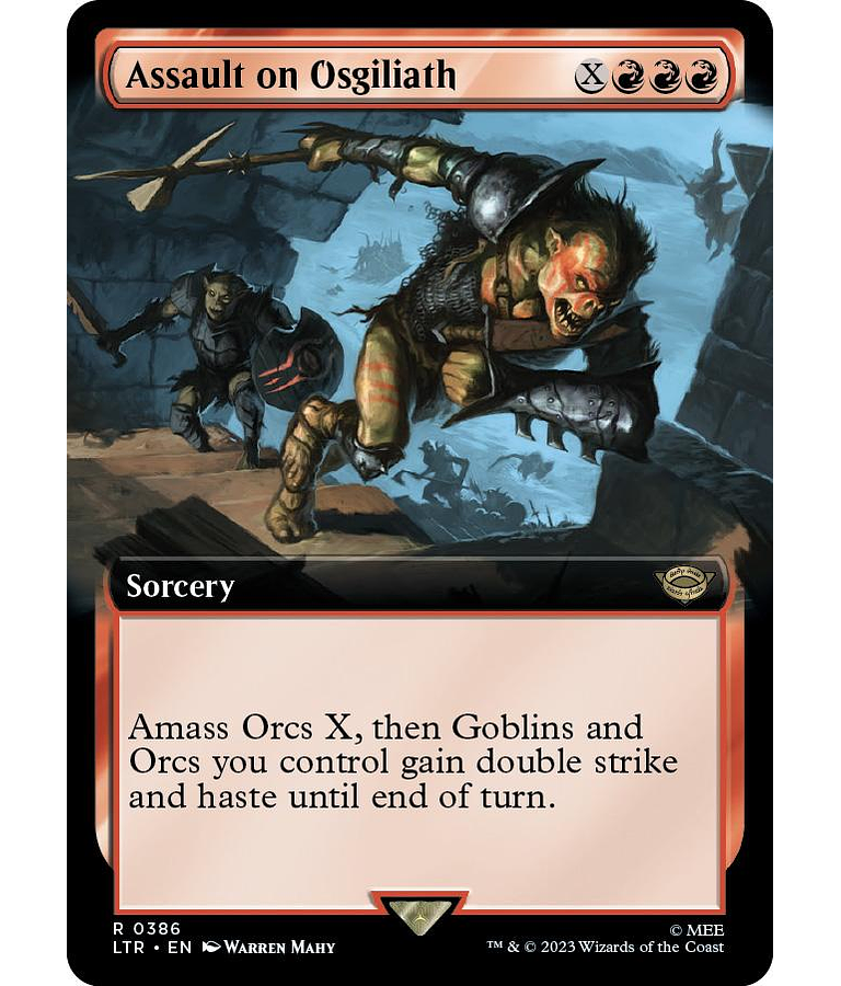 Assault on Osgiliath (0386 - Extended Art) - The Lord of the Rings: Tales of Middle-earth Variants (inglés)