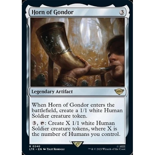 Horn of Gondor - The Lord of the Rings: Tales of Middle-earth (inglés)