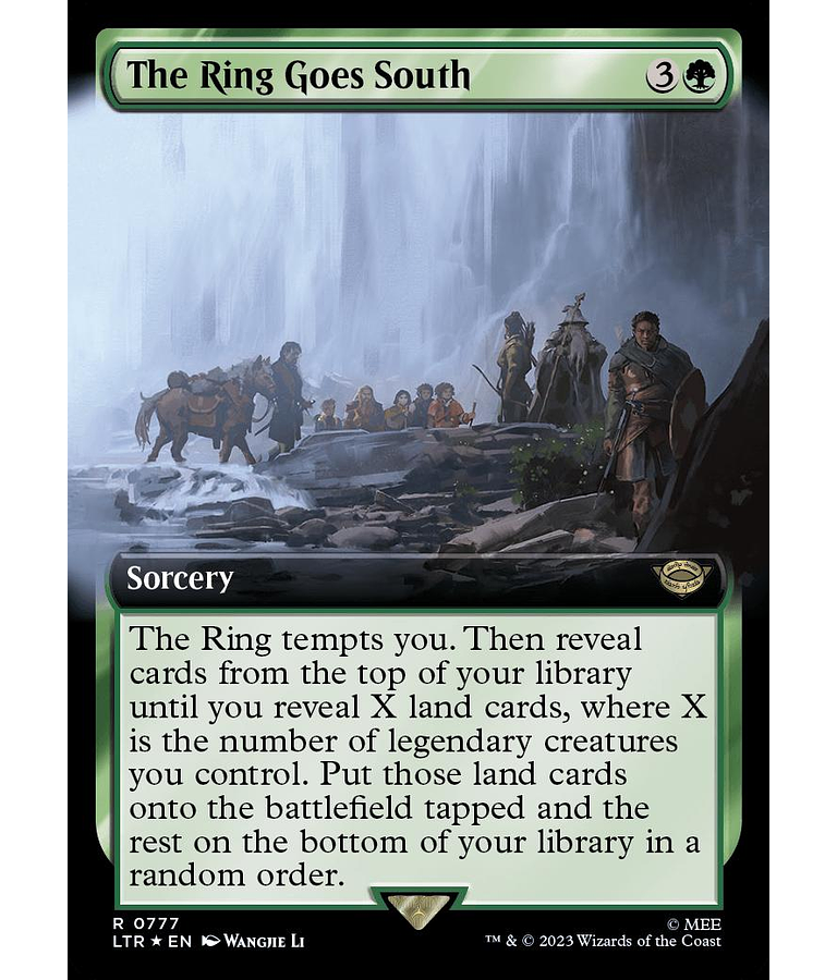 The Ring Goes South (0777 - Extended Art - Surge Foil) - The Lord of the Rings: Tales of Middle-earth Variants Foil (inglés)