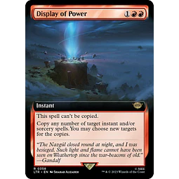Display of Power (0358 - Extended Art) - The Lord of the Rings: Tales of Middle-earth Variants Foil (inglés)