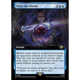 Press the Enemy (0763 - Extended Art - Surge Foil) - The Lord of the Rings: Tales of Middle-earth Variants Foil (inglés)