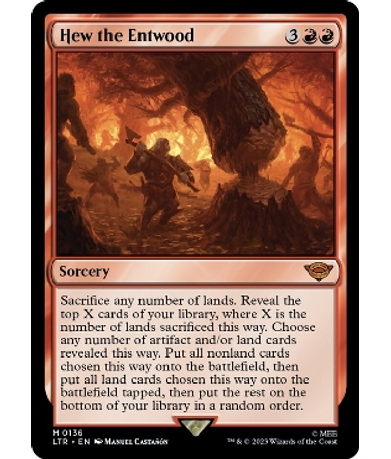 Hew the Entwood - The Lord of the Rings: Tales of Middle-earth (inglés)