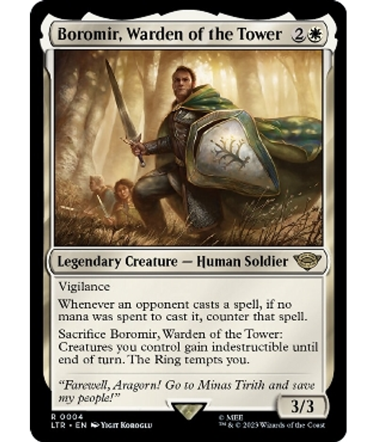 Boromir, Warden of the Tower - The Lord of the Rings: Tales of Middle-earth (inglés)