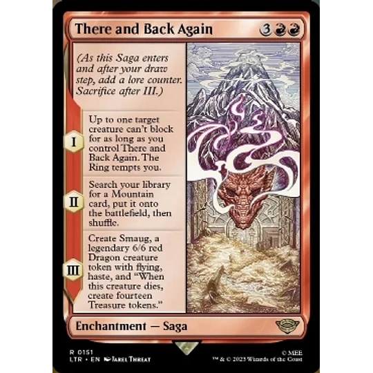 There and Back Again - The Lord of the Rings: Tales of Middle-earth Foil (inglés)