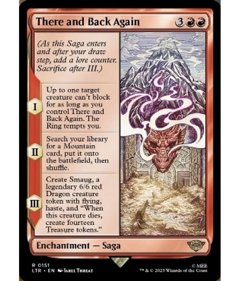 There and Back Again - The Lord of the Rings: Tales of Middle-earth Foil (inglés)