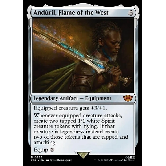 Anduril, Flame of the West - The Lord of the Rings: Tales of Middle-earth Foil (inglés)