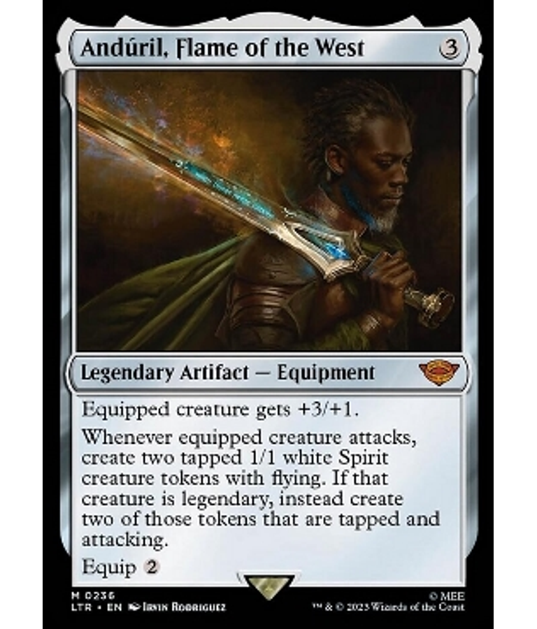 Anduril, Flame of the West - The Lord of the Rings: Tales of Middle-earth Foil (inglés)