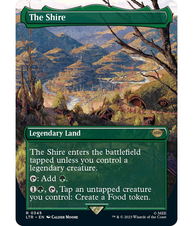 The Shire (Borderless) - The Lord of the Rings: Tales of Middle-earth Variants Foil (inglés)