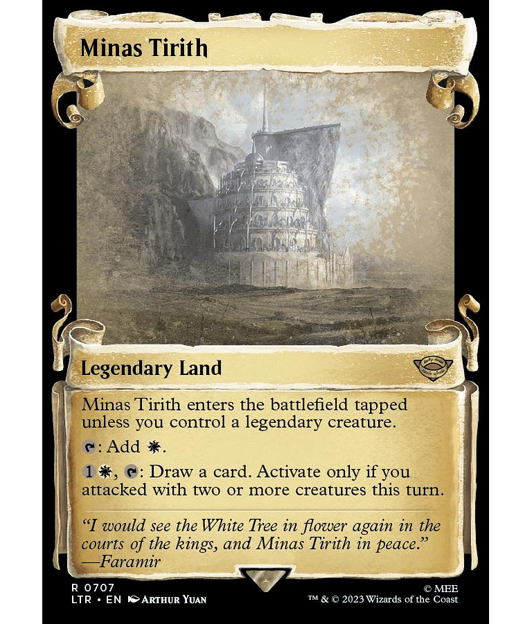 Minas Tirith (0707 - Scroll Showcase) - The Lord of the Rings: Tales of Middle-earth Variants (inglés)