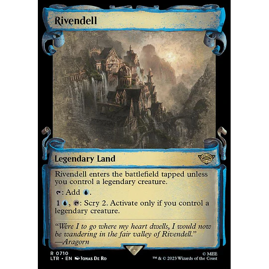 Rivendell (0710 - Scroll Showcase) - The Lord of the Rings: Tales of Middle-earth Variants (inglés)