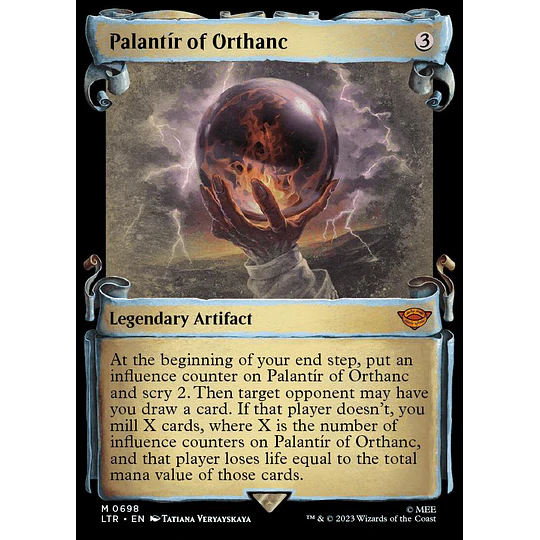 Palantir of Orthanc (0698- Scroll Showcase) - The Lord of the Rings: Tales of Middle-earth Variant (inglés)