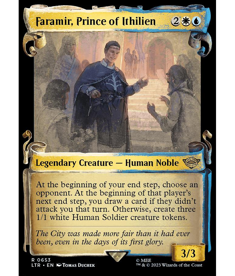 Faramir, Prince of Ithilien (0653 - Scroll Showcase) - The Lord of the Rings: Tales of Middle-earth Variants (inglés)