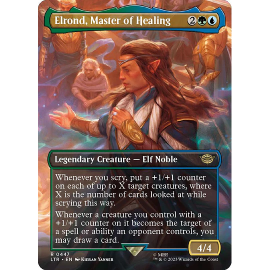 Elrond, Master of Healing (Borderless) - The Lord of the Rings: Tales of Middle-earth Variants (inglés)