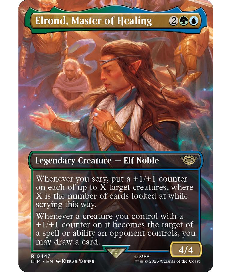 Elrond, Master of Healing (Borderless) - The Lord of the Rings: Tales of Middle-earth Variants (inglés)