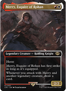 Merry, Esquire of Rohan (Borderless) - The Lord of the Rings: Tales of Middle-earth Variants Foil (inglés)