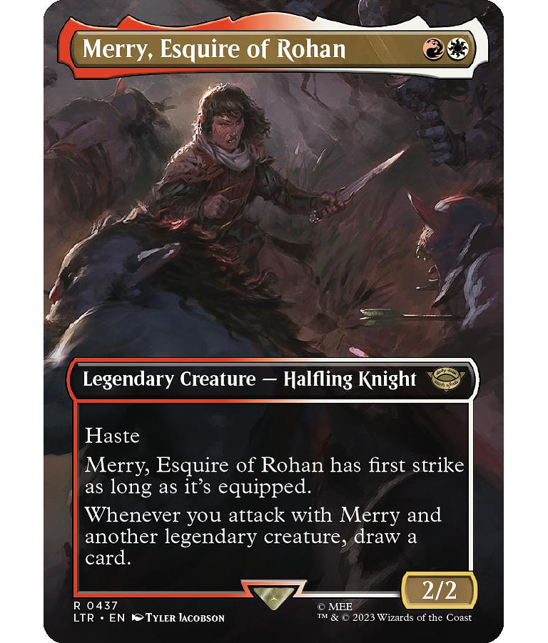 Merry, Esquire of Rohan (Borderless) - The Lord of the Rings: Tales of Middle-earth Variants Foil (inglés)