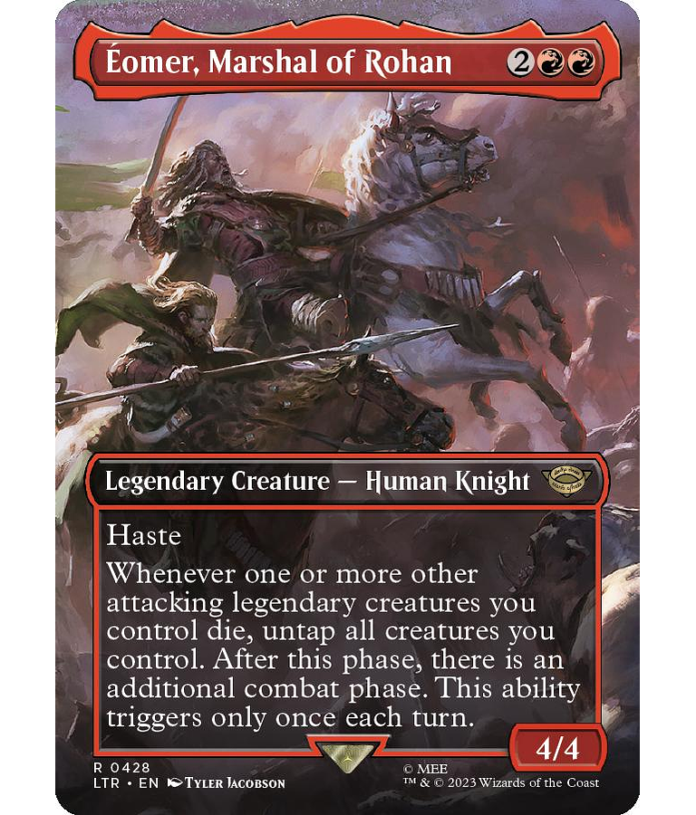 Eomer, Marshal of Rohan (Borderless) - The Lord of the Rings: Tales of Middle-earth Variants Foil (inglés)