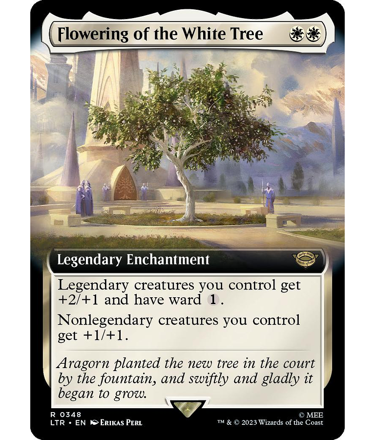 Flowering of the White Tree (0348 - Extended Art) - The Lord of the Rings: Tales of Middle-earth Variants (inglés)