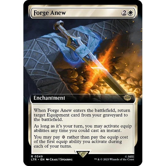 Forge Anew (0349 - Extended Art) - The Lord of the Rings: Tales of Middle-earth Variants (inglés)