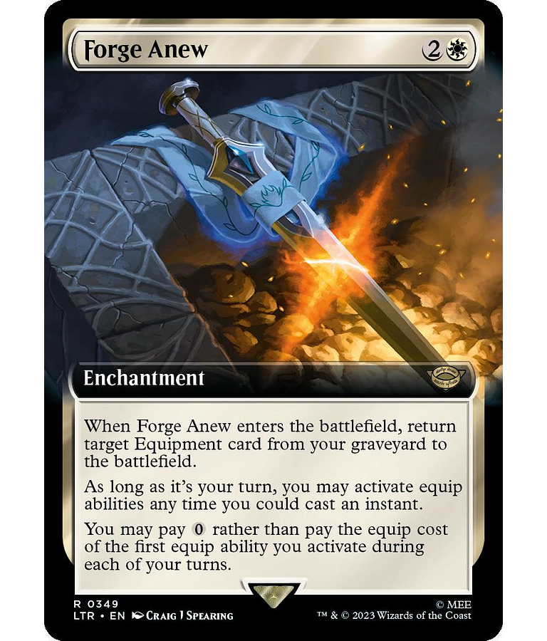 Forge Anew (0349 - Extended Art) - The Lord of the Rings: Tales of Middle-earth Variants (inglés)